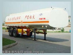 江淮揚(yáng)天牌cxq9291ghy型化工液體運(yùn)輸半掛車(chē) 產(chǎn)品技術(shù)參數(shù)